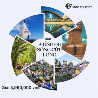 8 Tỉnh ĐB Sông Cửu Long 3N3Đ