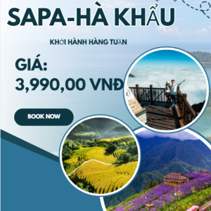 Sapa-Hà Khẩu 3 Ngày 2 Đêm