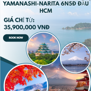 NAGOYA-SHIRAKAWAGO-YAMANASHI-NARITA 6N5Đ ĐẦU HCM