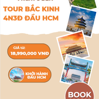 TOUR BẮC KINH 4N3Đ ĐẦU HCM