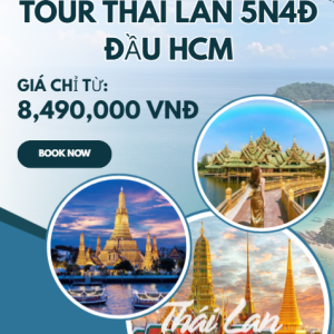TOUR THÁI LAN 5N4Đ ĐẦU HCM