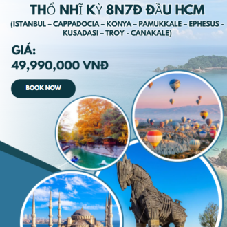 THỔ NHĨ KỲ 8N7Đ ĐẦU HCM