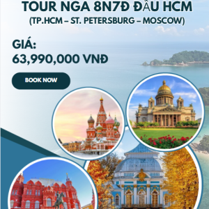 TOUR NGA 8N7Đ ĐẦU HCM
