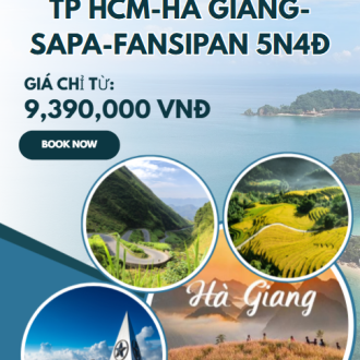 TP HCM-HÀ GIANG-SAPA-FANSIPAN 5N4Đ