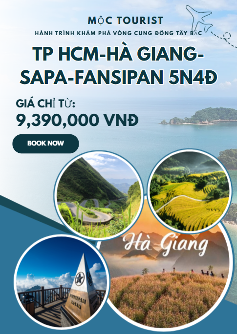 TP HCM-HÀ GIANG-SAPA-FANSIPAN 5N4Đ